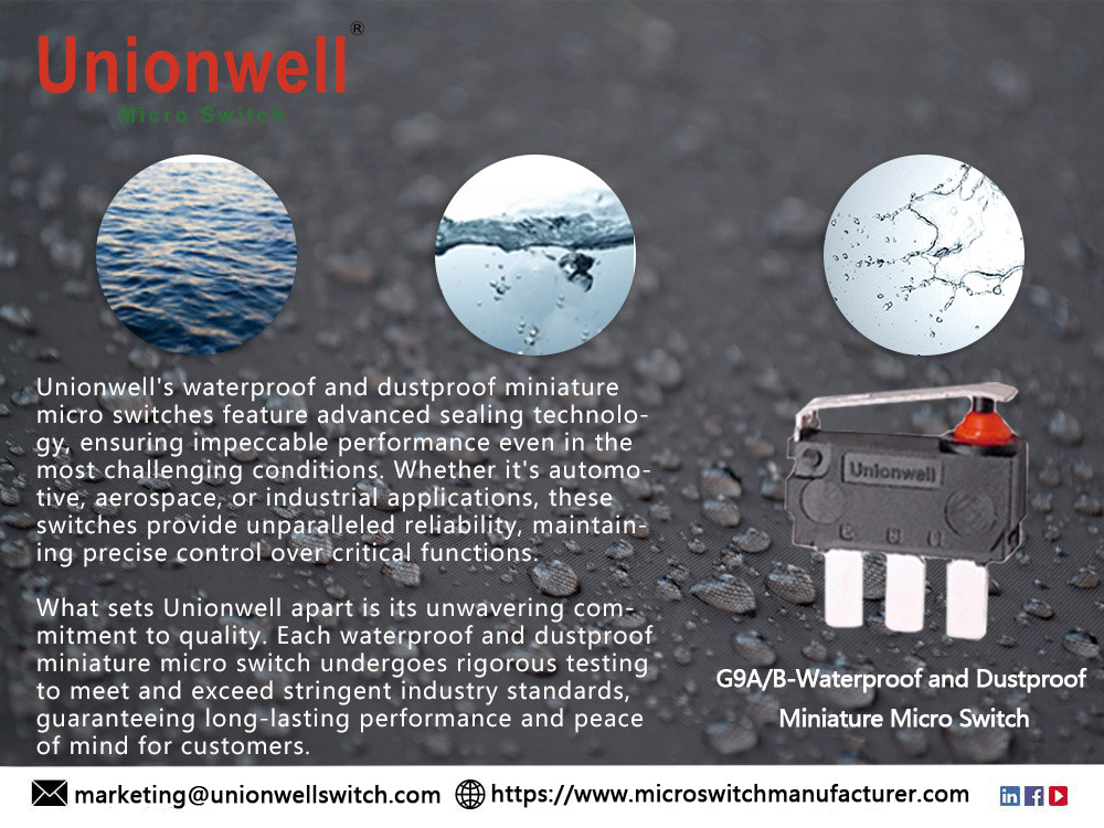 What Makes a Micro Switch Truly Waterproof? Internal Sealing Technology Explained