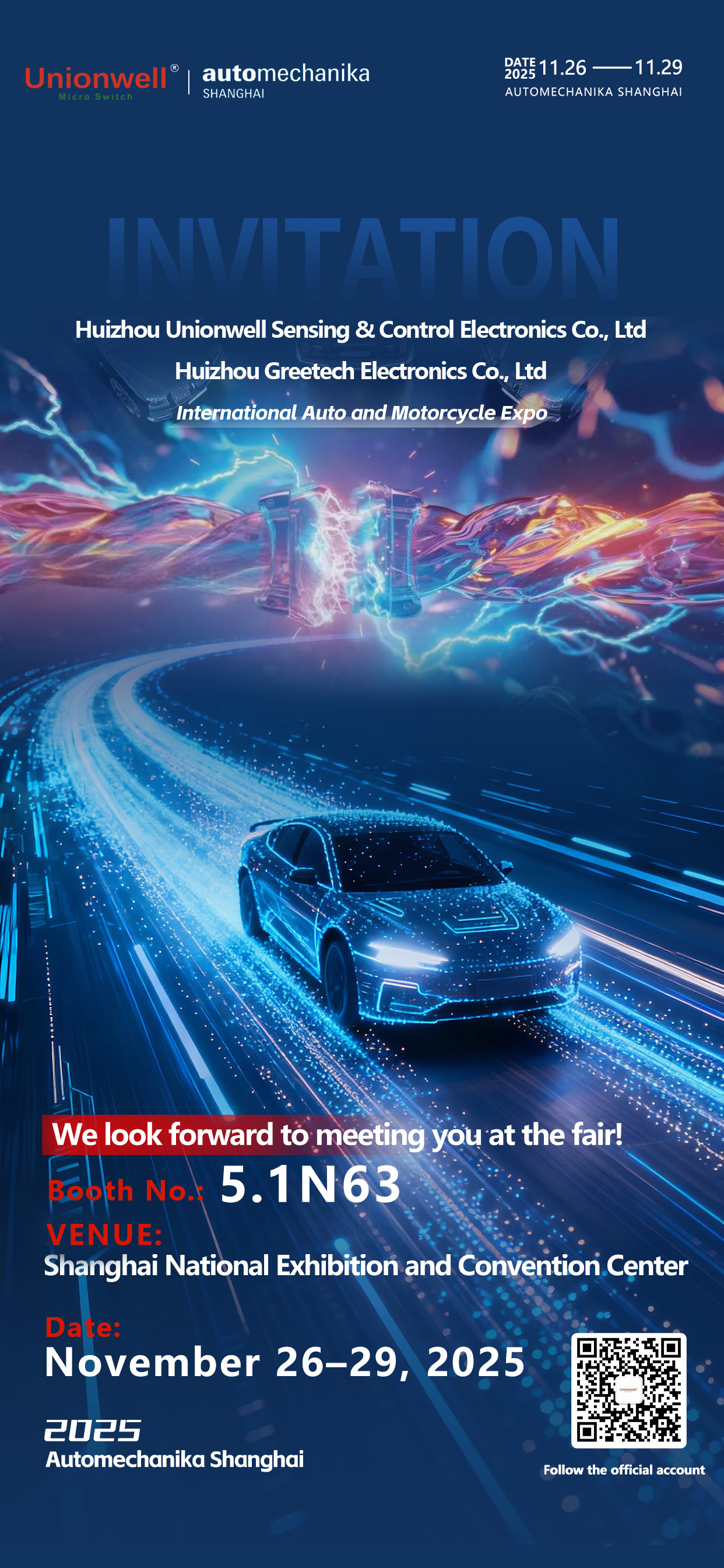 Unionwell tistiednek kordjalment għal Automechanika Shanghai 2025