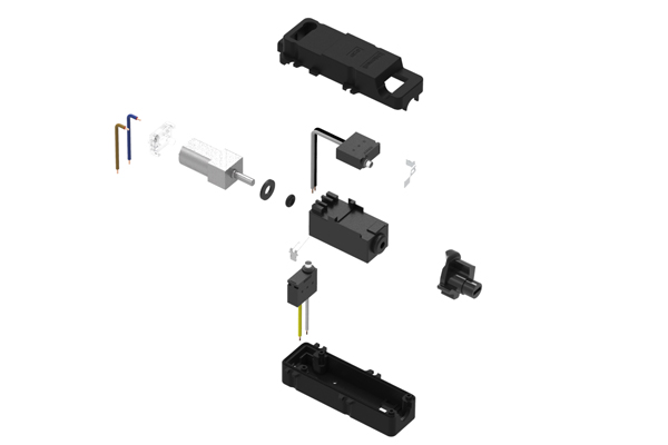Sealed micro switch for EV charging