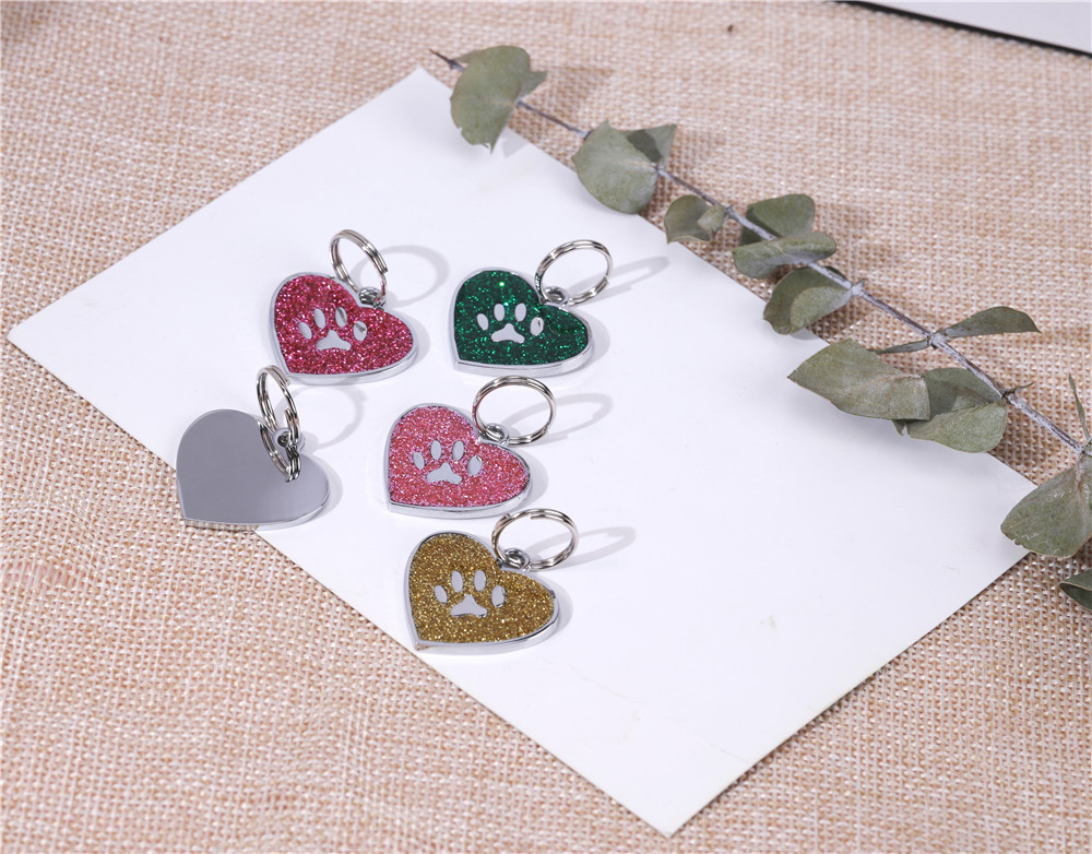 Paw Print Dog Tags (14)07y