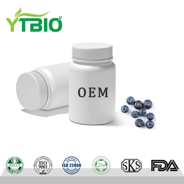 Factory OEM Blueberry Lutein Ester Tablet Candy