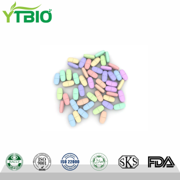 OEM White Kidney Bean And Agaricus Bisporus Probiotic Tablet Candy Factory