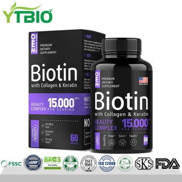Factory OEM/ODM Biotin Capsules