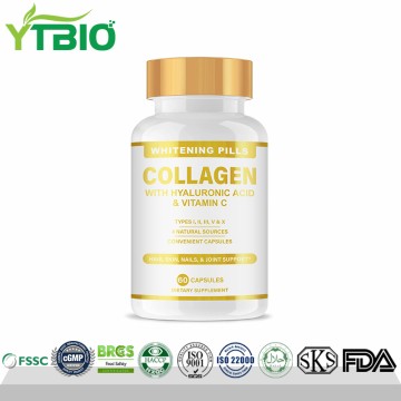 Factory OEM Collagen Vitamin C Capsules