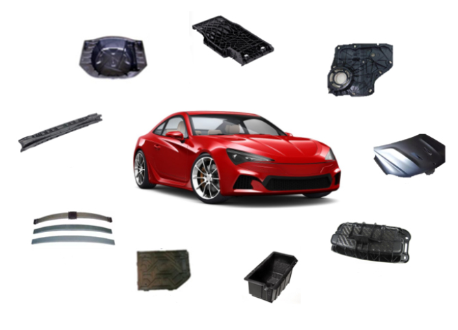 How is basalt fiber used in the automotive industry?