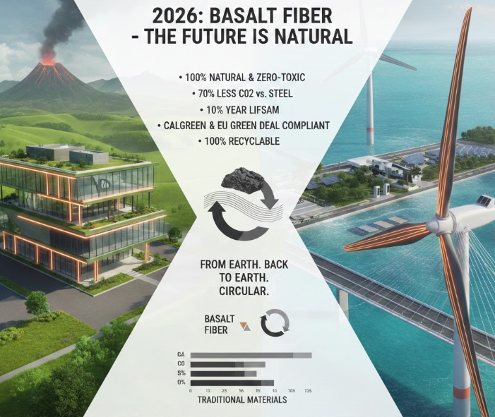 Basalt Fiber: The "Green Benchmark" for Sustainable Composites in 2026?