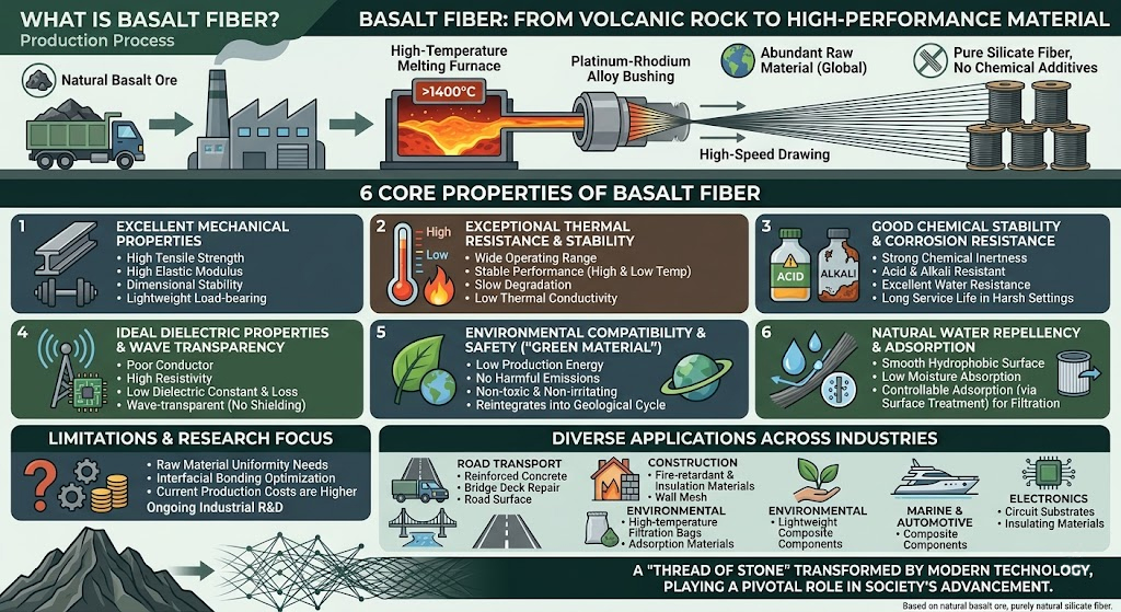 What are the advantages of basalt fiber？