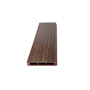 High Strength Basalt Fiber Composite Decking Planks 150mm Wide for Anti Slip Exterior Landscapes