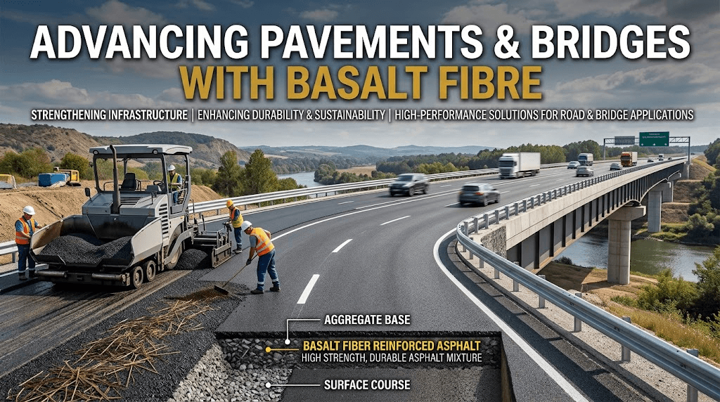 Crack resistance relies on process, not just additives: The proper use of basalt fiber in road and bridge engineering