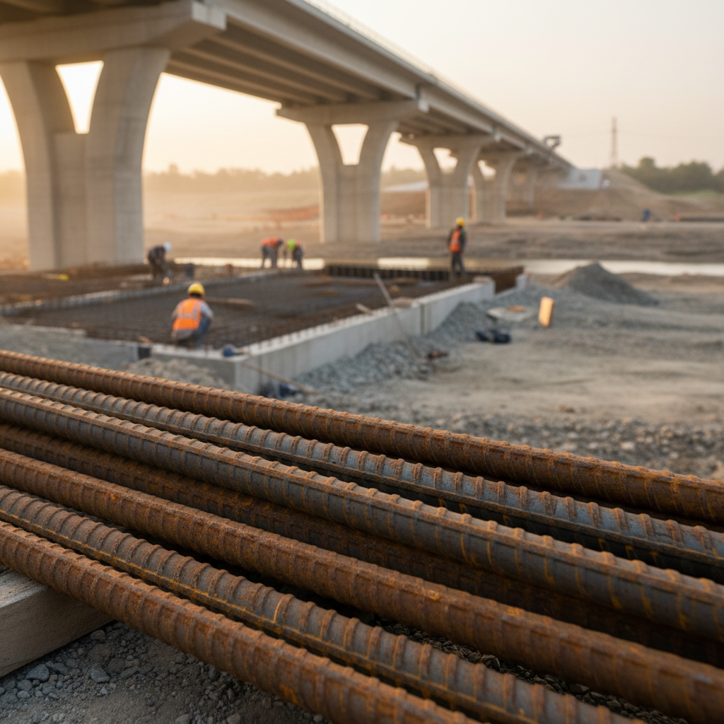 Reinforcing Rod For Roads & Bridges