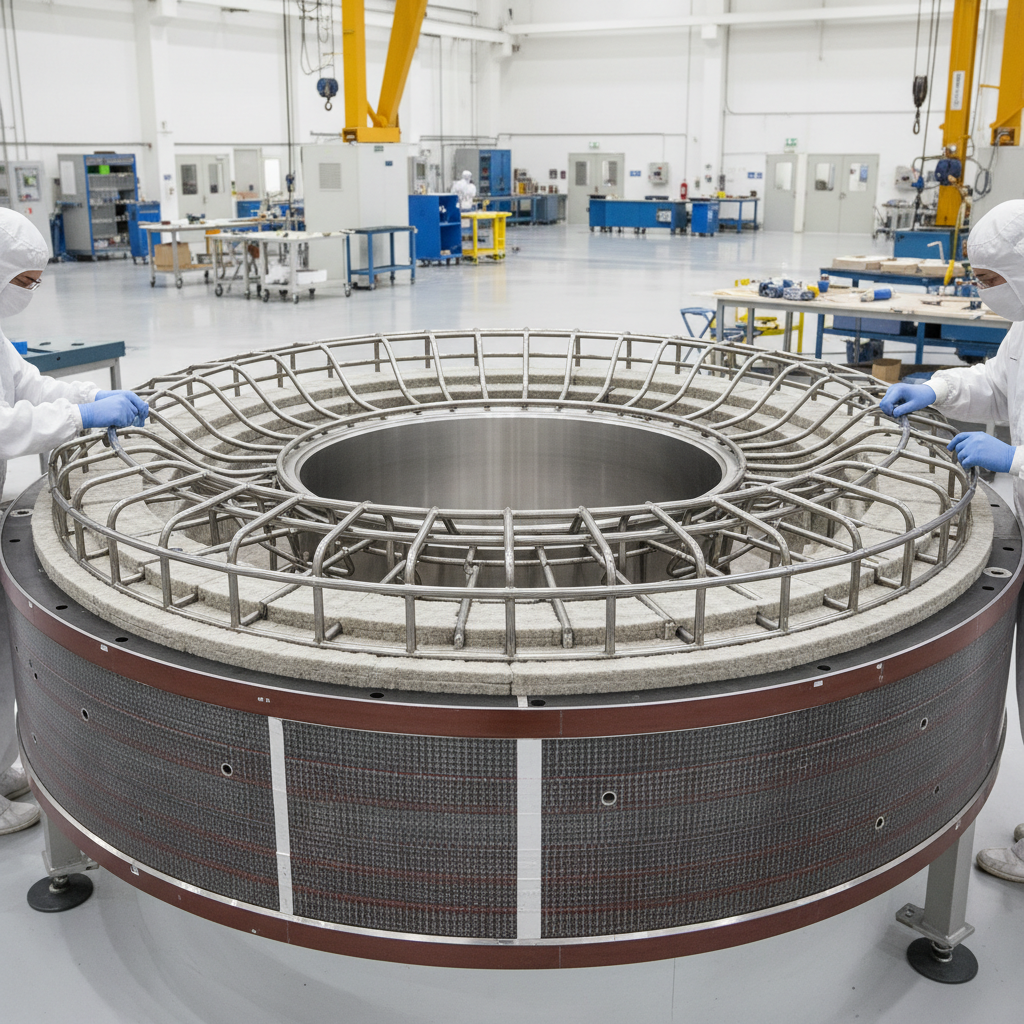 Rebar Installation For Aerospace Engine Casing Liners & Thermal Protection Layers