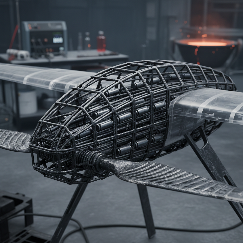 Rebar Reinforcement For Explosion-Proof UAV/Drone Fuselages & Propeller Blades