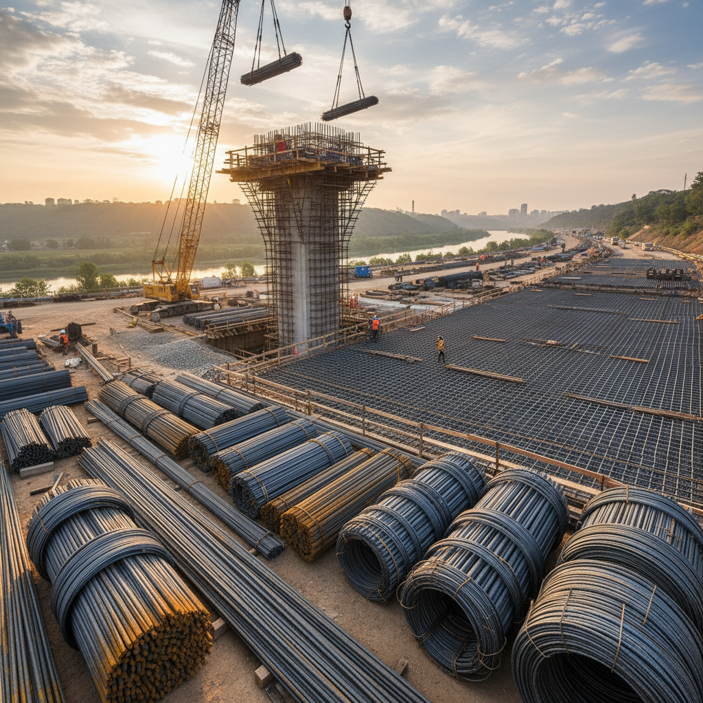 Reinforcement Bar Types And Sizes For Roads & Bridges