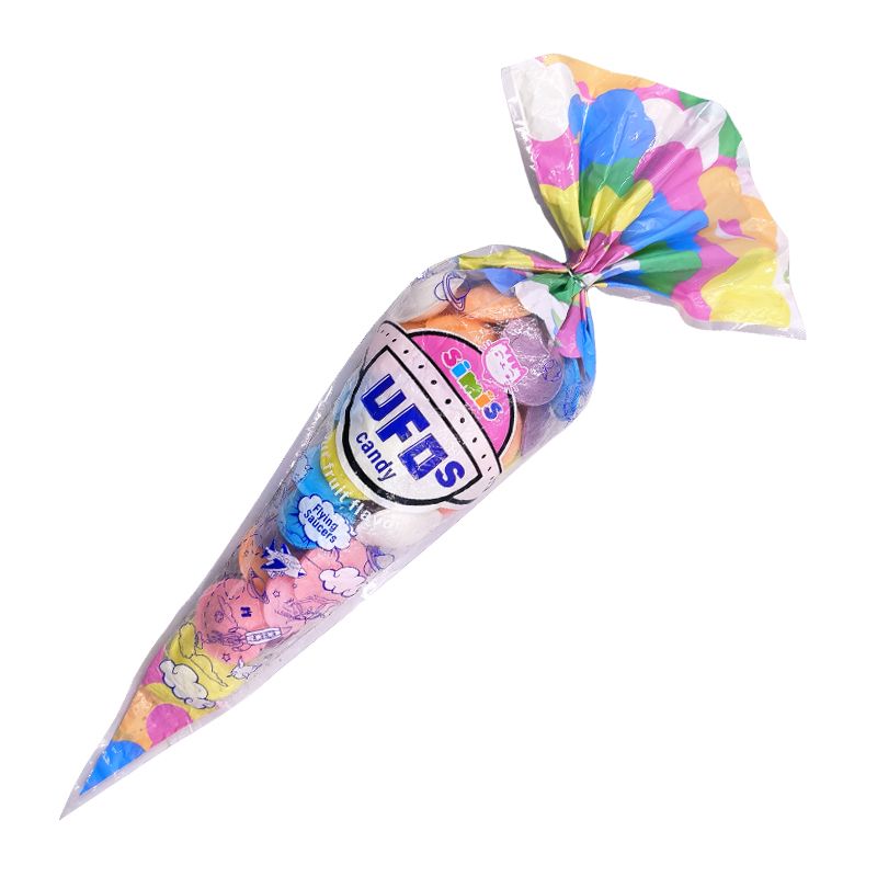 Ufo Candy Fling Saucer Sherbet Disc With Sour Powder