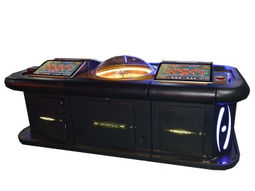 Hiwill 4 Player Intelligent Roulette Machine Mini Electronic Roulette for Game Room