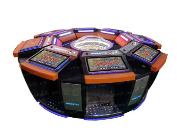 High Quality Professional Classic G5 8 Player Intelligent Roulette Machine With Android Boards