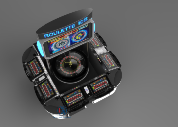 Factory Direct Sale G5 Luxury 8 Player Jackpot System Electronic Roulette Game Machine