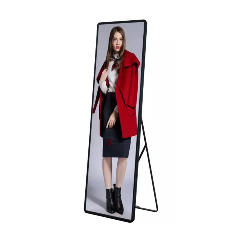 Floor Standing Advertising Poster Led Screen HD full color remove P2.5 led poster display of shopping mall (1).jpg