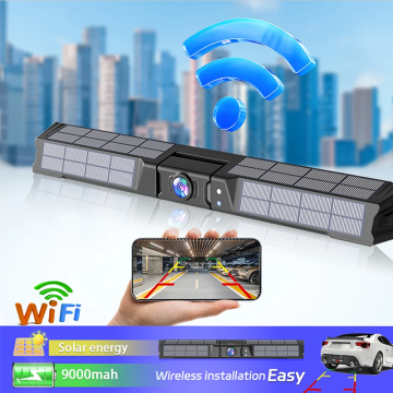 WA27  WIFI APP Solar Magnetic Licence Plat...