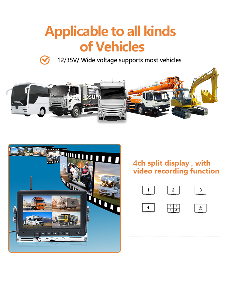 Cámara inalámbrica de largo alcance de 450 m