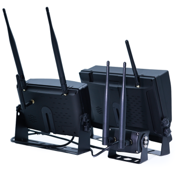 ZY-WD01 Systema Camerae Sine Filis Duplicis Ecrani ad Duos Monitores Simul Transmittit