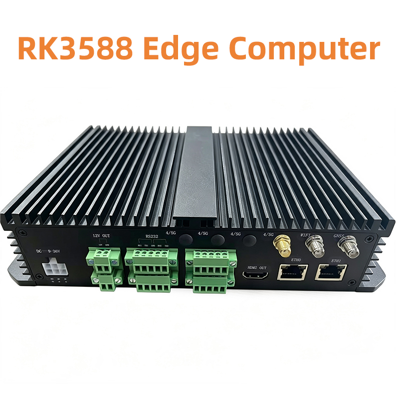 ZY-T80 Edge AI Computer RK3588 Industriecomputer mit 6 TOPS NPU, 8K-Videoverarbeitung und 4G/5G-Konnektivität