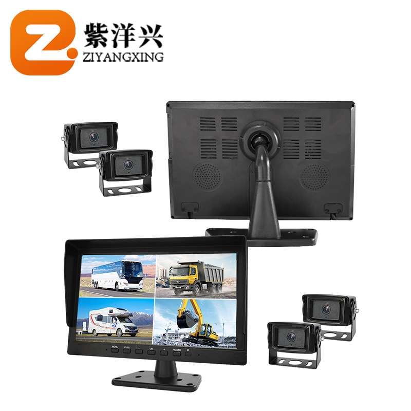 K1015 10Inch 4CH Quad Monitor Set Blind Spot Detection System