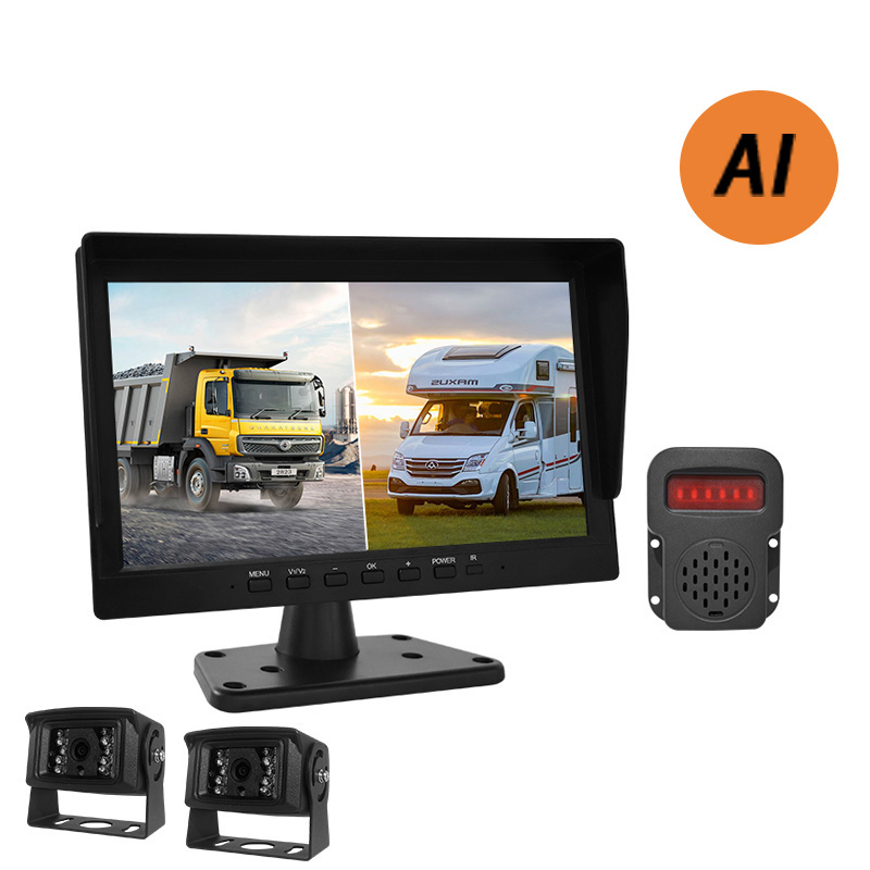 K1015-BSD Conjunto de monitor quádruplo de 10 polegadas e 4 canais com gravador DVR de alarme BSD