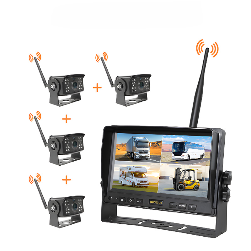 W706 7 inch  4CH Digital Wireless Camera System