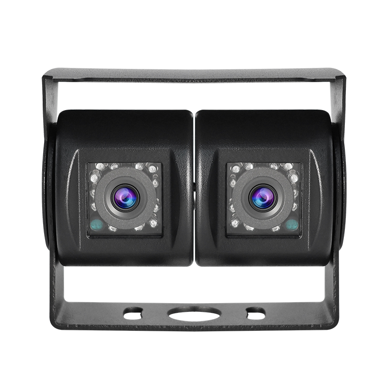 ZY-C827B  Dual lens rear view camera twin lens camera back up camera for truck