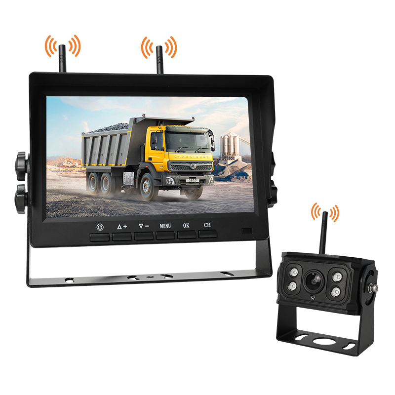 W722  7 Inch Digital Wireless Camera System Flexible Vehicle Compatibility