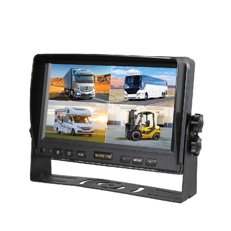 M708D kundenspezifischer Monitor Fahrzeugmonitor 7-Zoll-Quad-Monitor