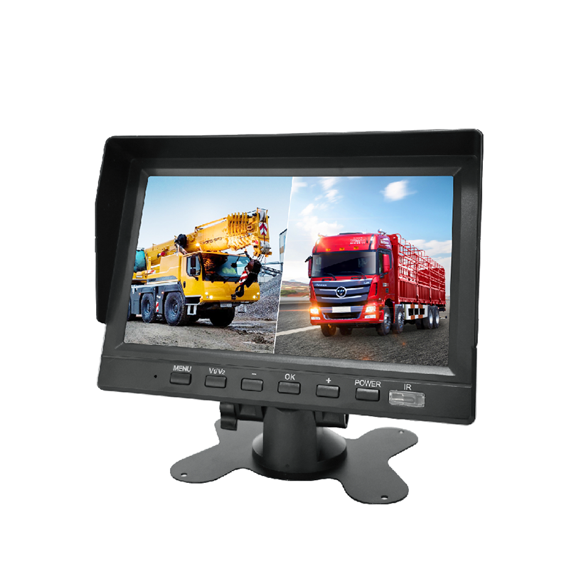 M709B 2-Kanal-Split-7-Zoll-Monitor für PKW-, LKW- oder Lieferwagen-Autobildschirm