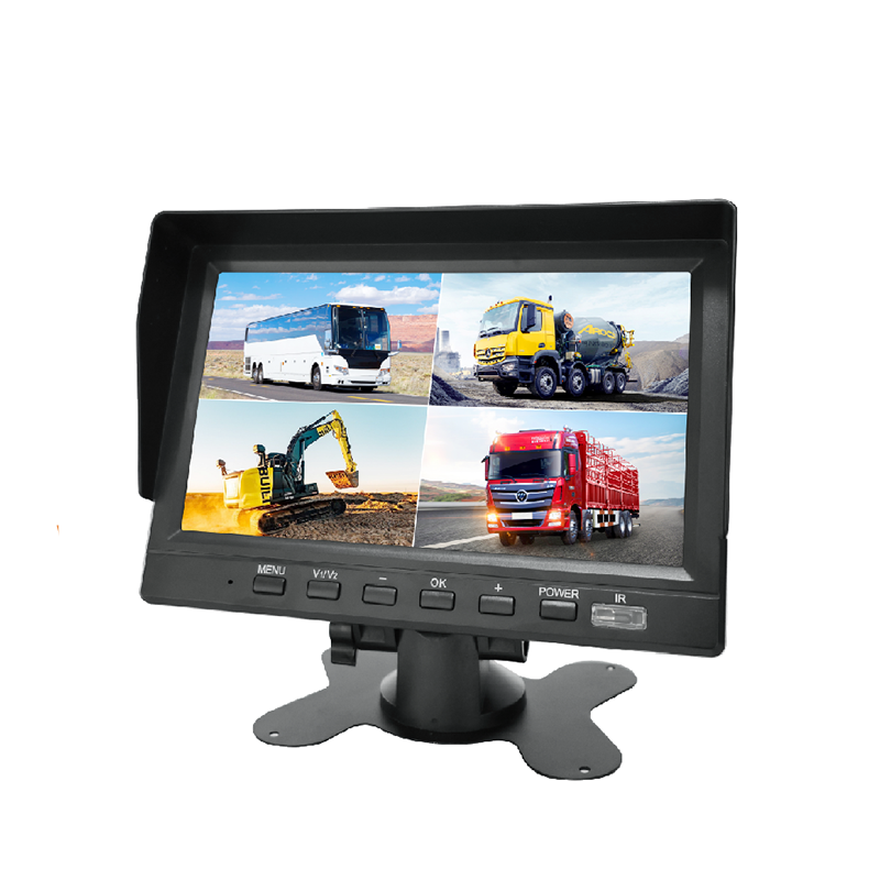 DVR M709D 4CH AHD da 7 pollici con quattro monitor