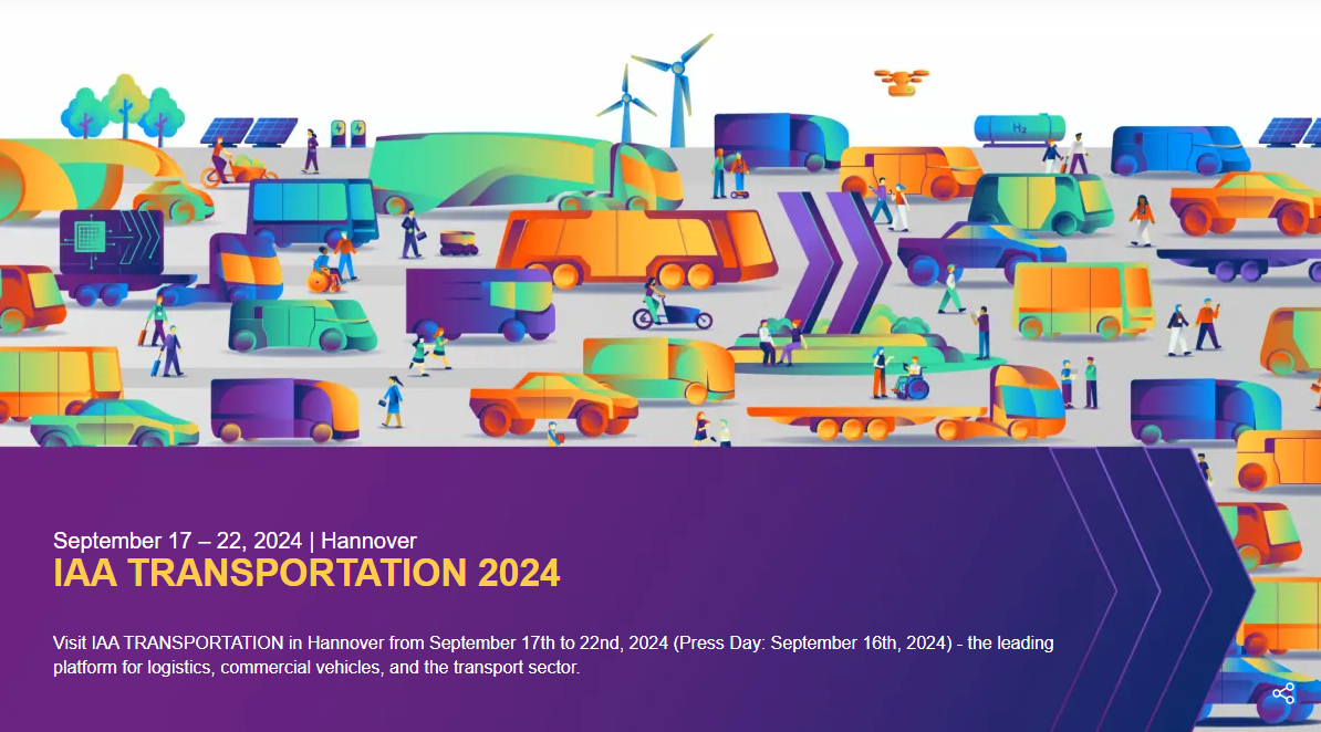 Transporte IAA 2024: stand J15-9, salón: 14, 17-22 de septiembre de 2024