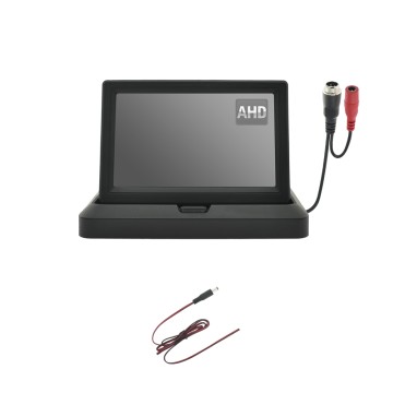 ZY-M515 5-tommers sammenleggbar ryggeskjerm med 2AV-inngang