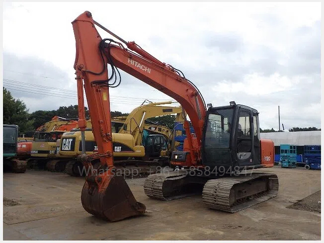 EX120-5 HITACHI Chinese used heavy equipment compact used A/C excavator