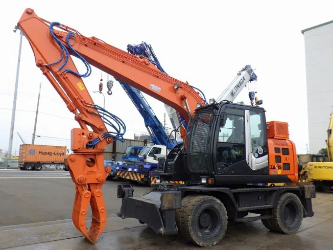 ZX145W-3 SECOND HAND HITACHI EXCAVATOR USED WHEEL EXCAVATOR