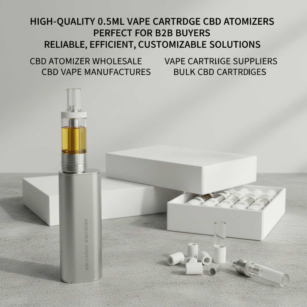 0.5 Ml Vape Cartridge Cbd Atomizer in American