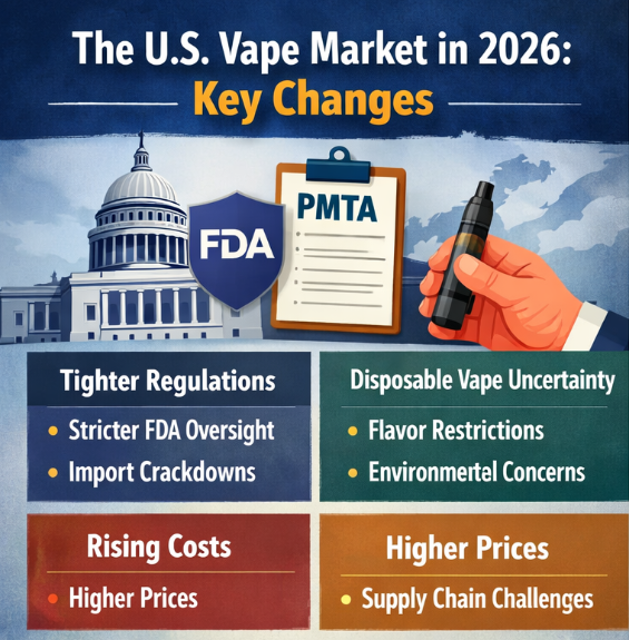 Why the U.S. Vape Market Is Changing in 2026