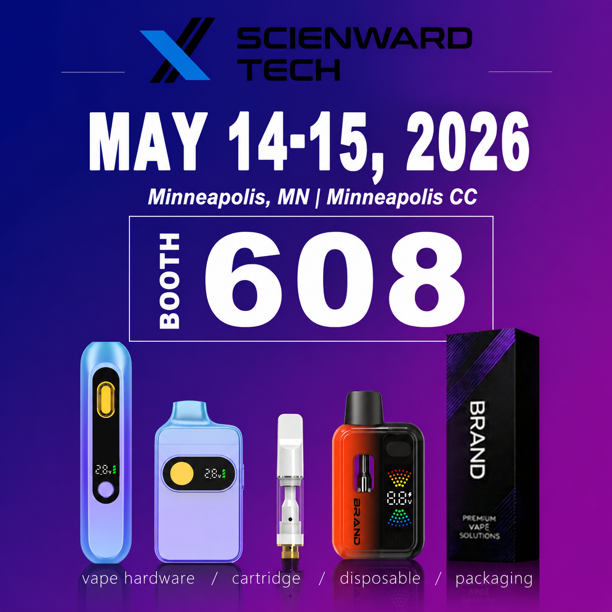 Meet Scienward Tech at Minneapolis 2026 – Booth 608