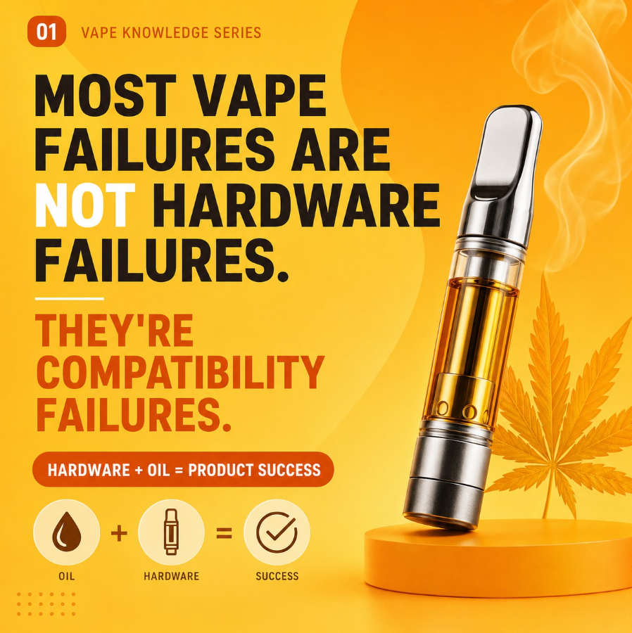 Why Oil and Hardware Compatibility Matters for Cannabis Vape Performance