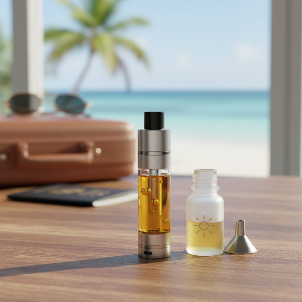 Glass Cbd Atomizer For Travel And Vacations