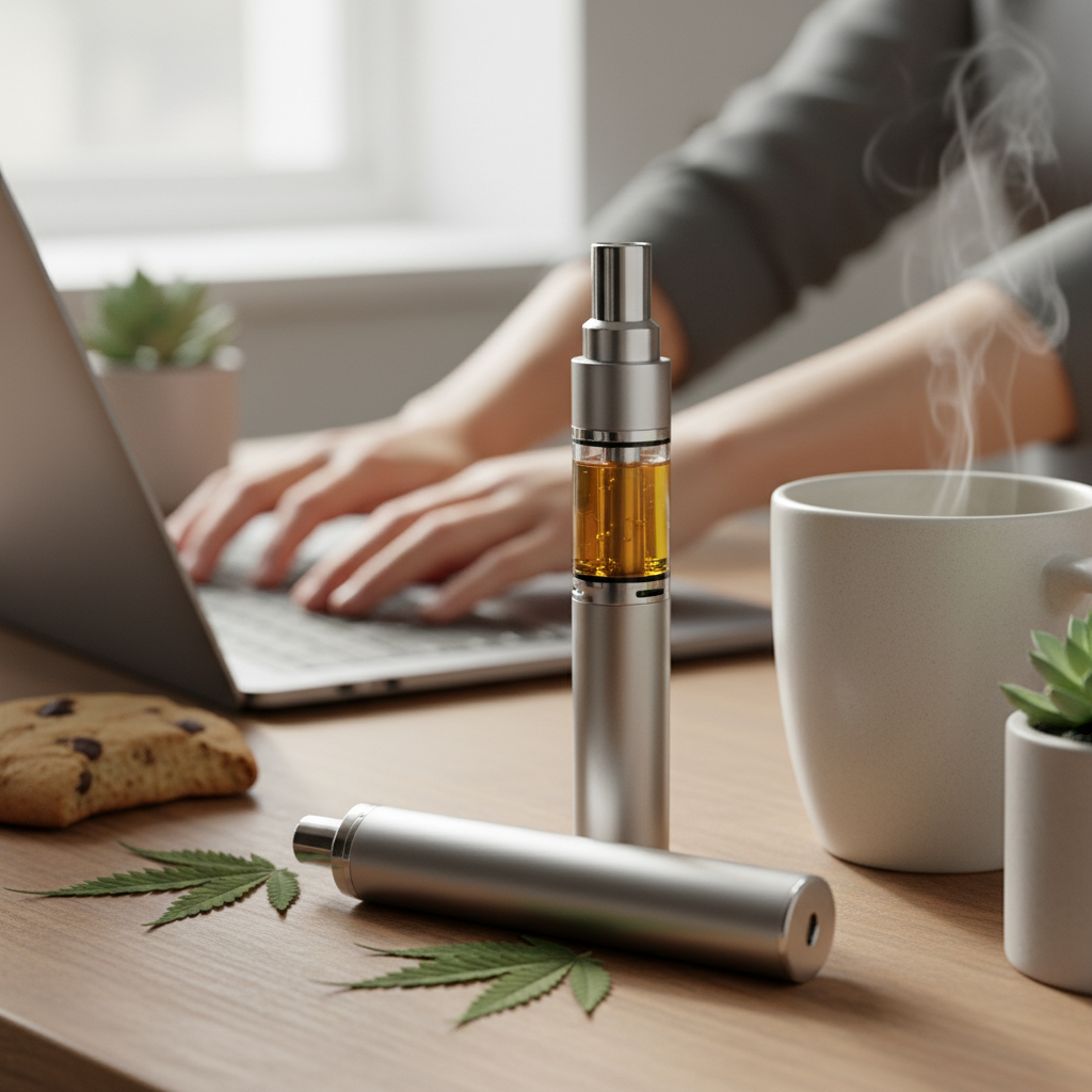 Hemp Oil Vape For Stress Relief And Work Breaks