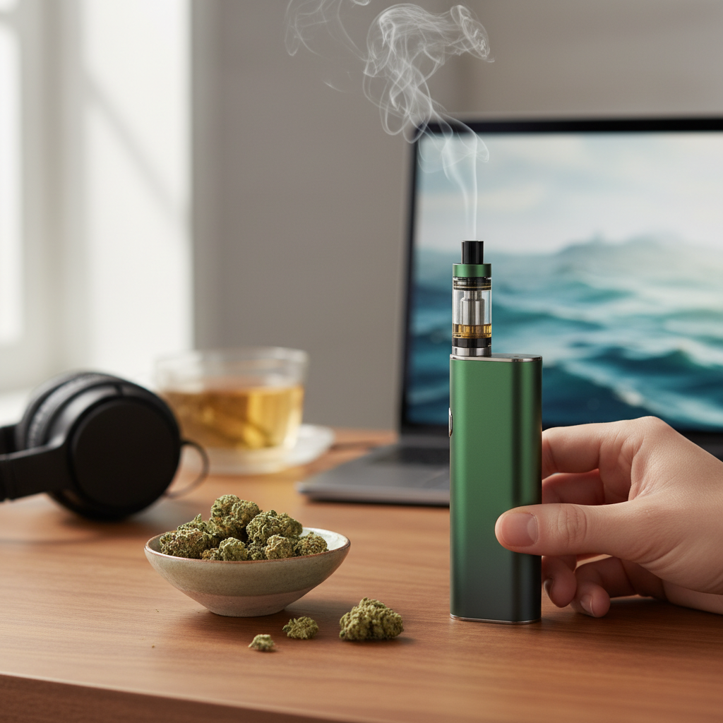 Vaporizer Weed Pen For Stress Relief And Work Breaks