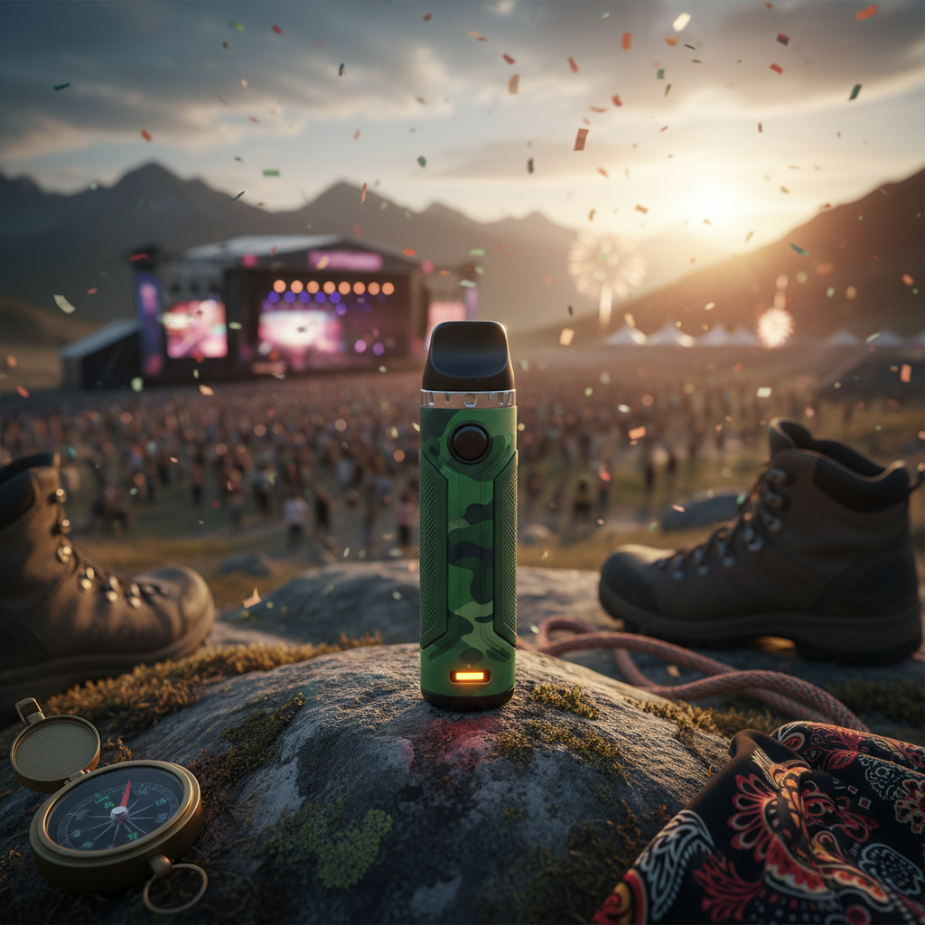 Disposable Vaporizer For Outdoor Adventures And Festivals