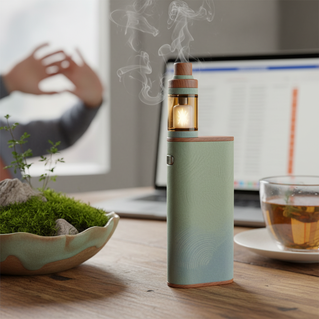 Ceramic Coil Vape Pen For Stress Relief And Work Breaks