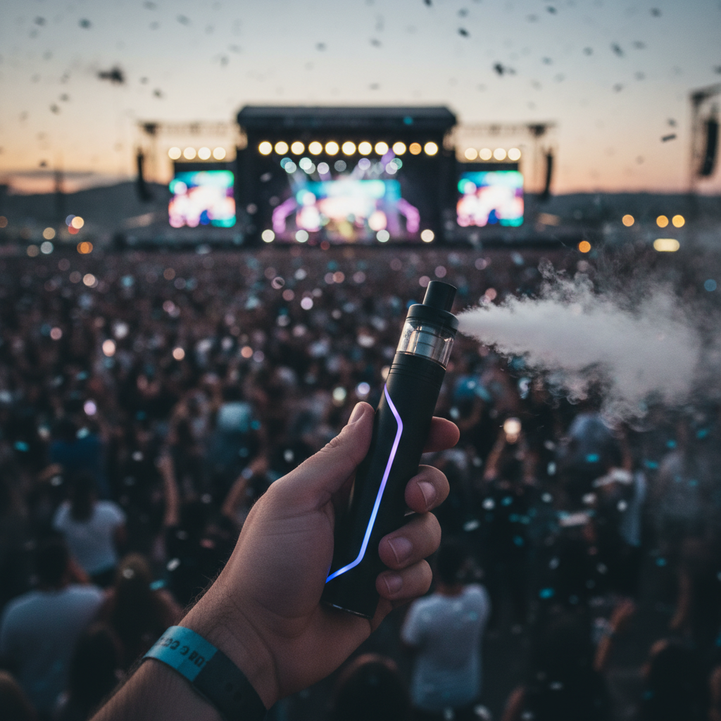 Vaporizer Pen For Concerts And Large Music Events