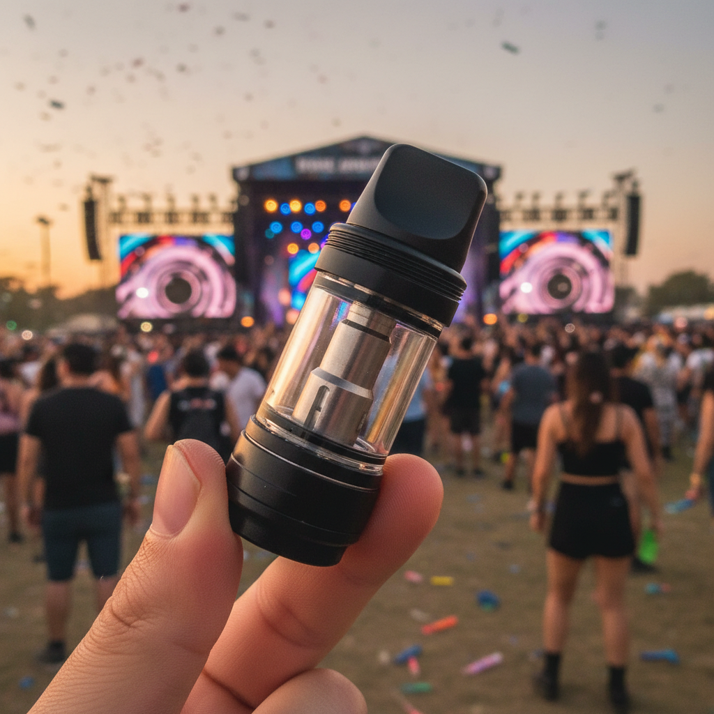Leakproof Vape Cartridge For Concerts And Large Music Events
