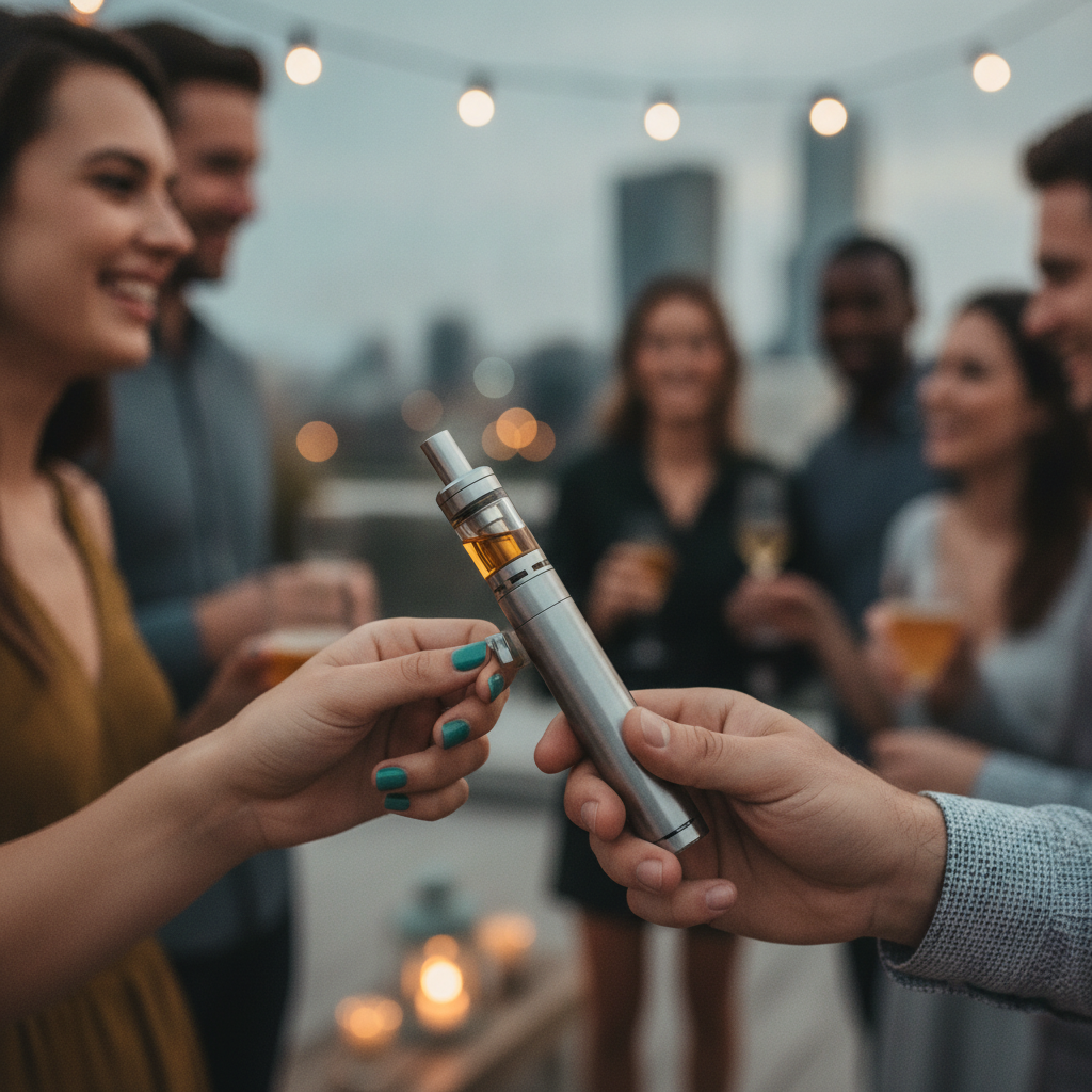 Hemp Oil Vape For Social Gatherings And Parties